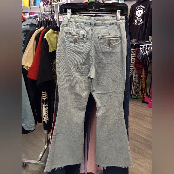 Super desired strawberry shortcake × dolls kill flared denim jeans - Picture 3 of 3